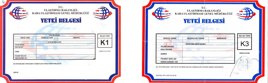 Morkaya Nakliyat Belgeler